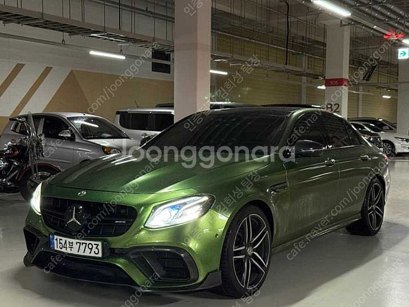 벤츠 인증중고 E클래스 중고차 흰색 2019년식 58,944km E63 AMG 4MATIC+ 허위매물 헛걸음보상--4